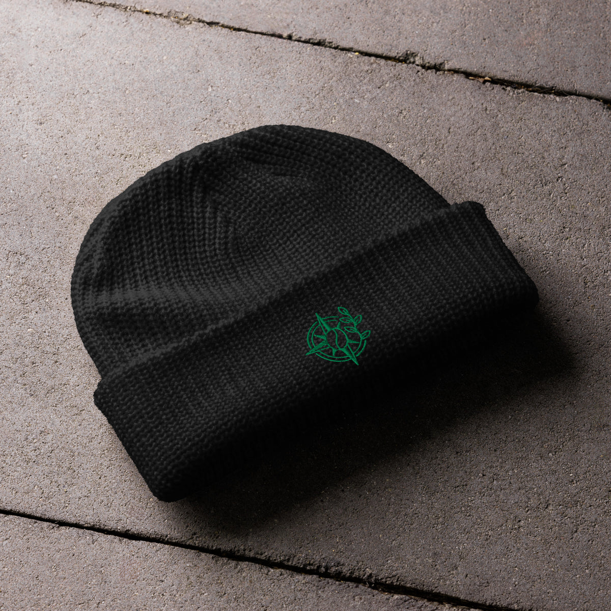 Coffee Compass Fisherman beanie