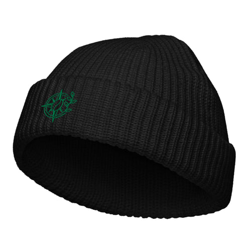 Coffee Compass Fisherman beanie
