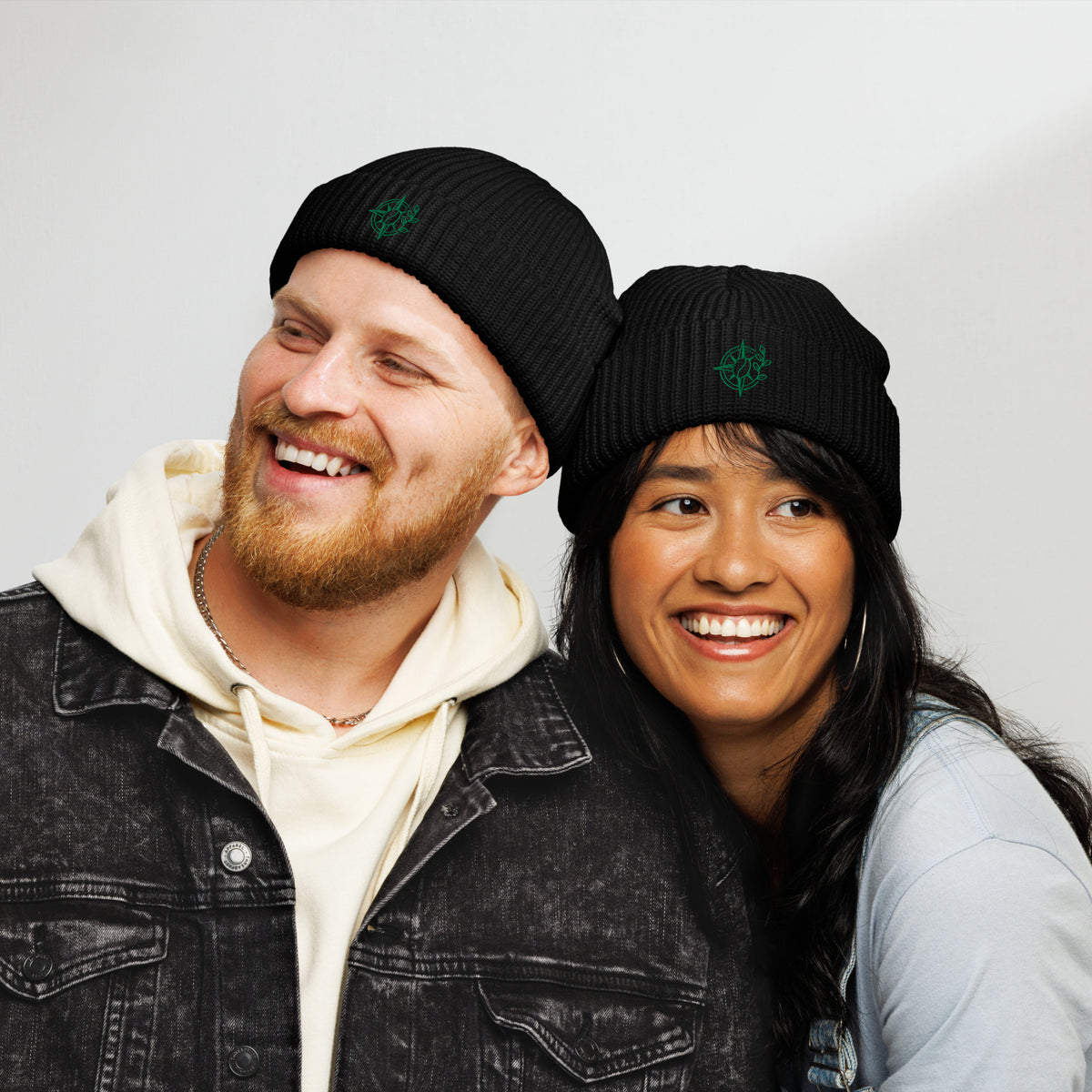 Coffee Compass Fisherman beanie
