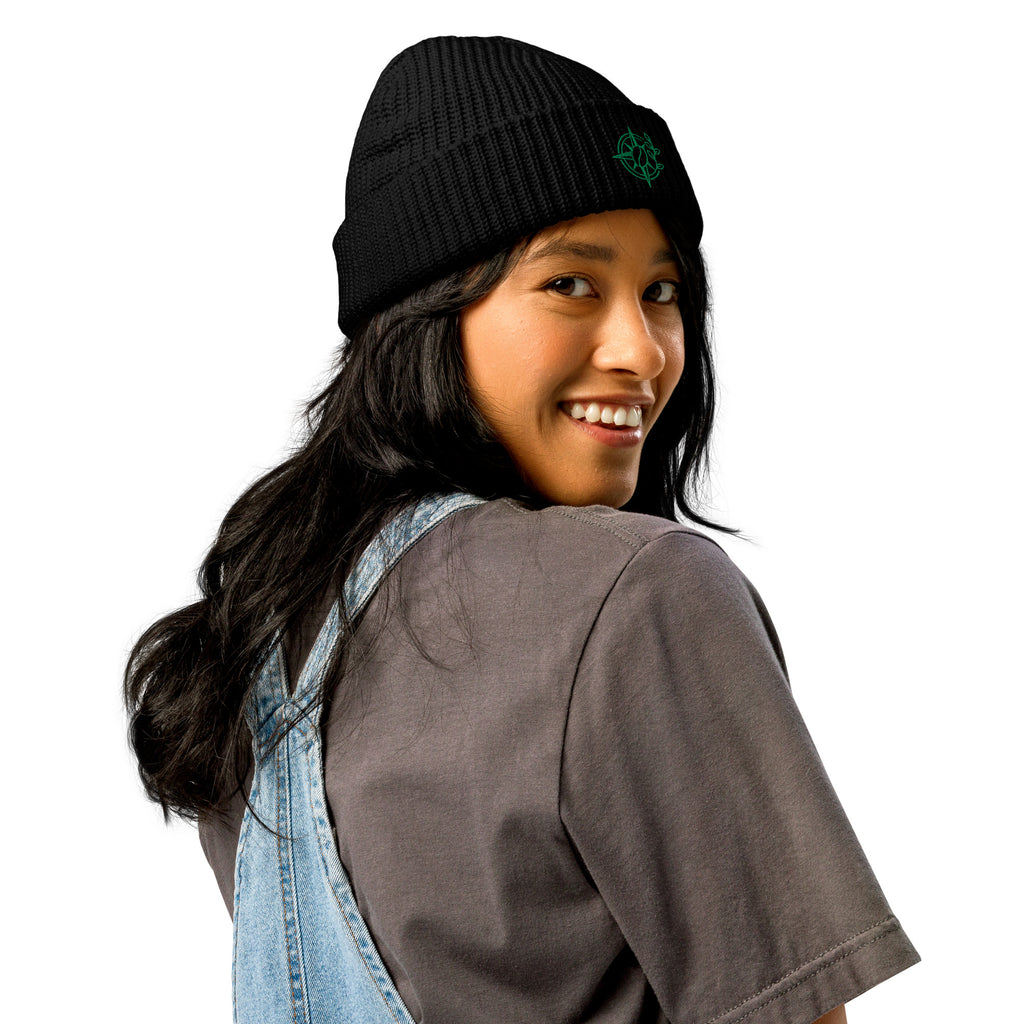 Coffee Compass Fisherman beanie