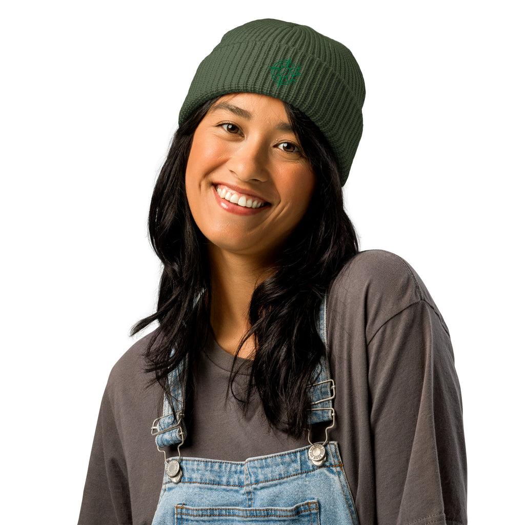 Coffee Compass Fisherman beanie