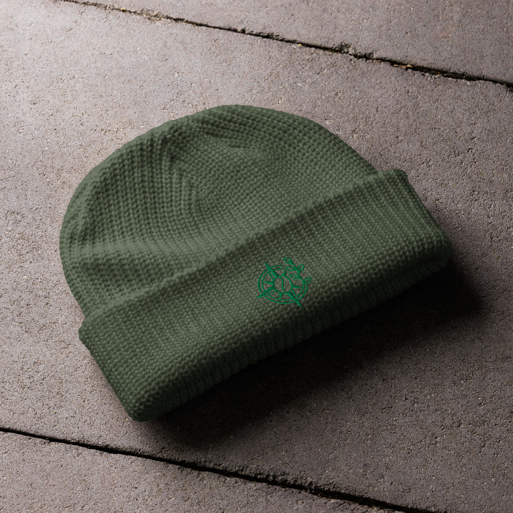 Coffee Compass Fisherman beanie