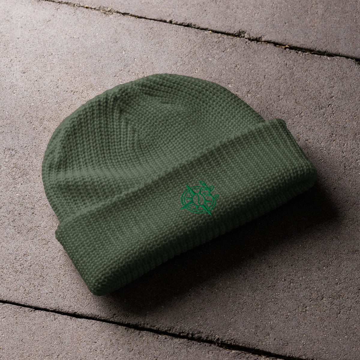 Coffee Compass Fisherman beanie
