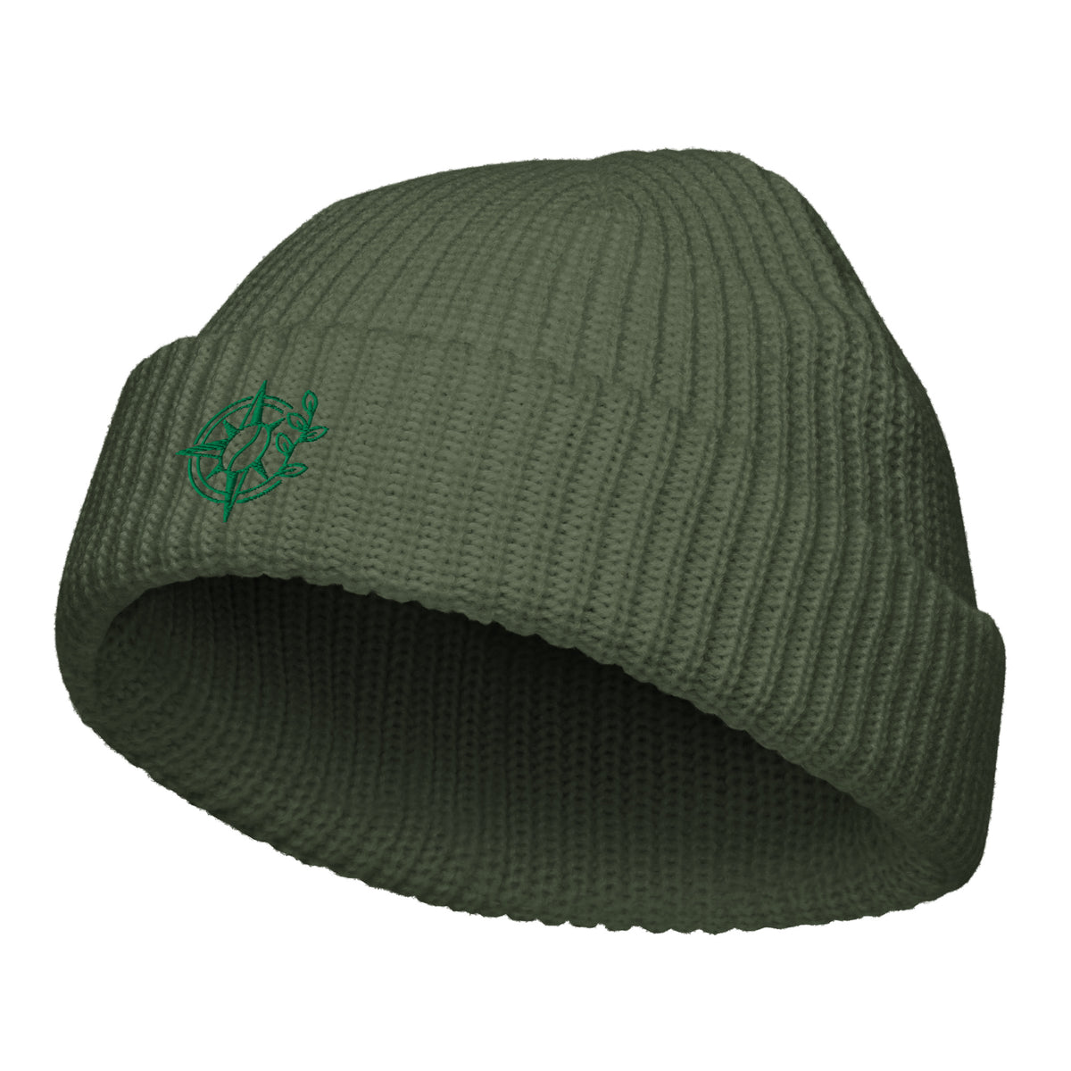 Coffee Compass Fisherman beanie