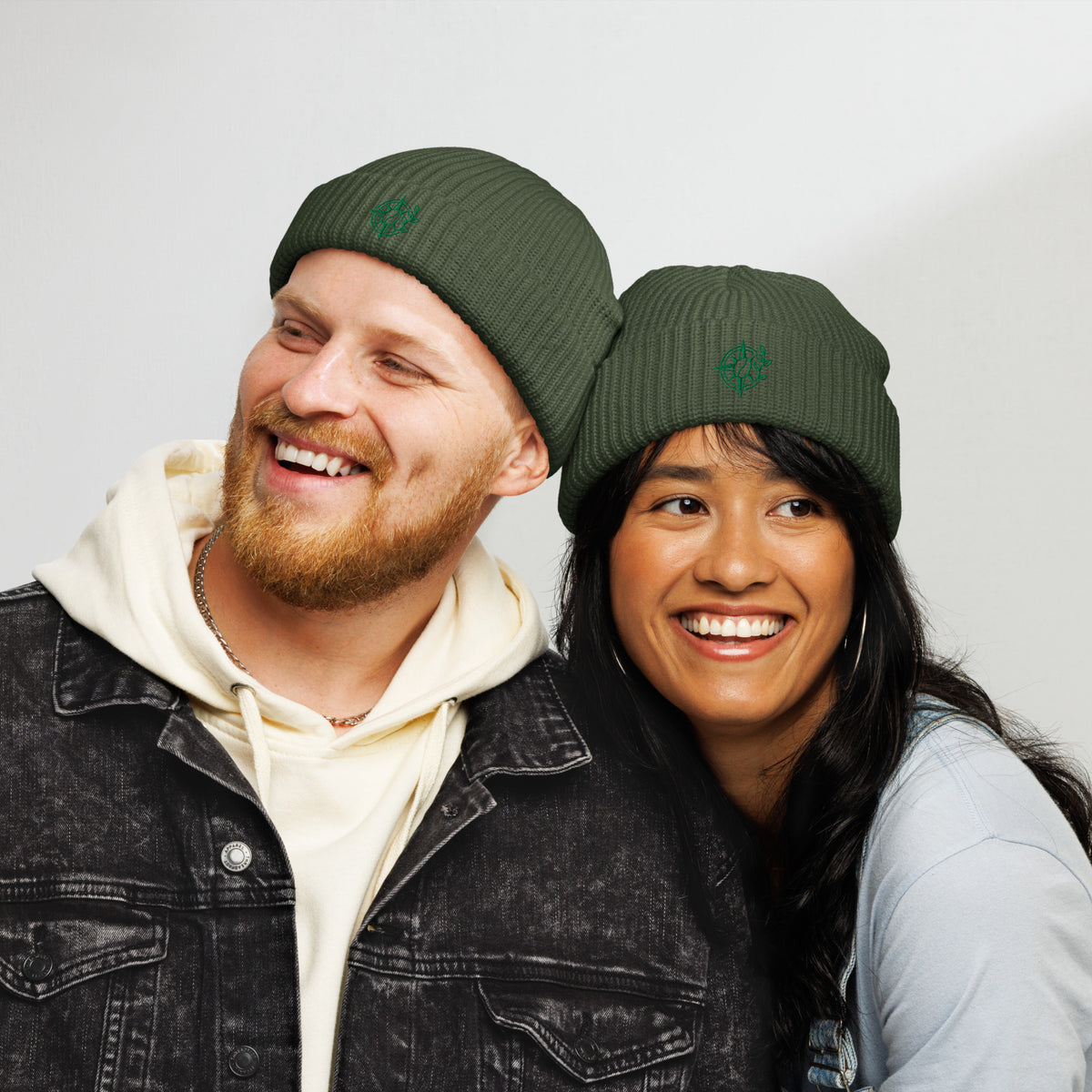 Coffee Compass Fisherman beanie
