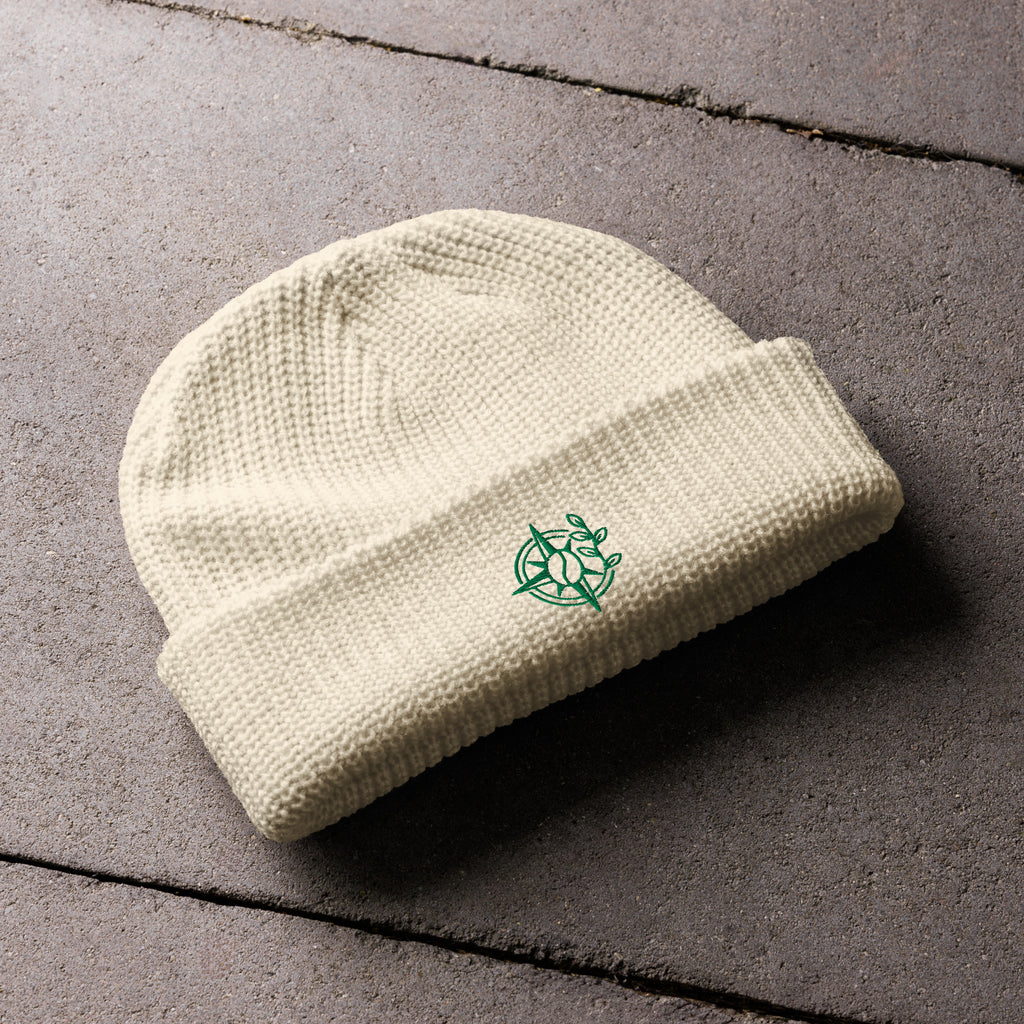 Coffee Compass Fisherman beanie
