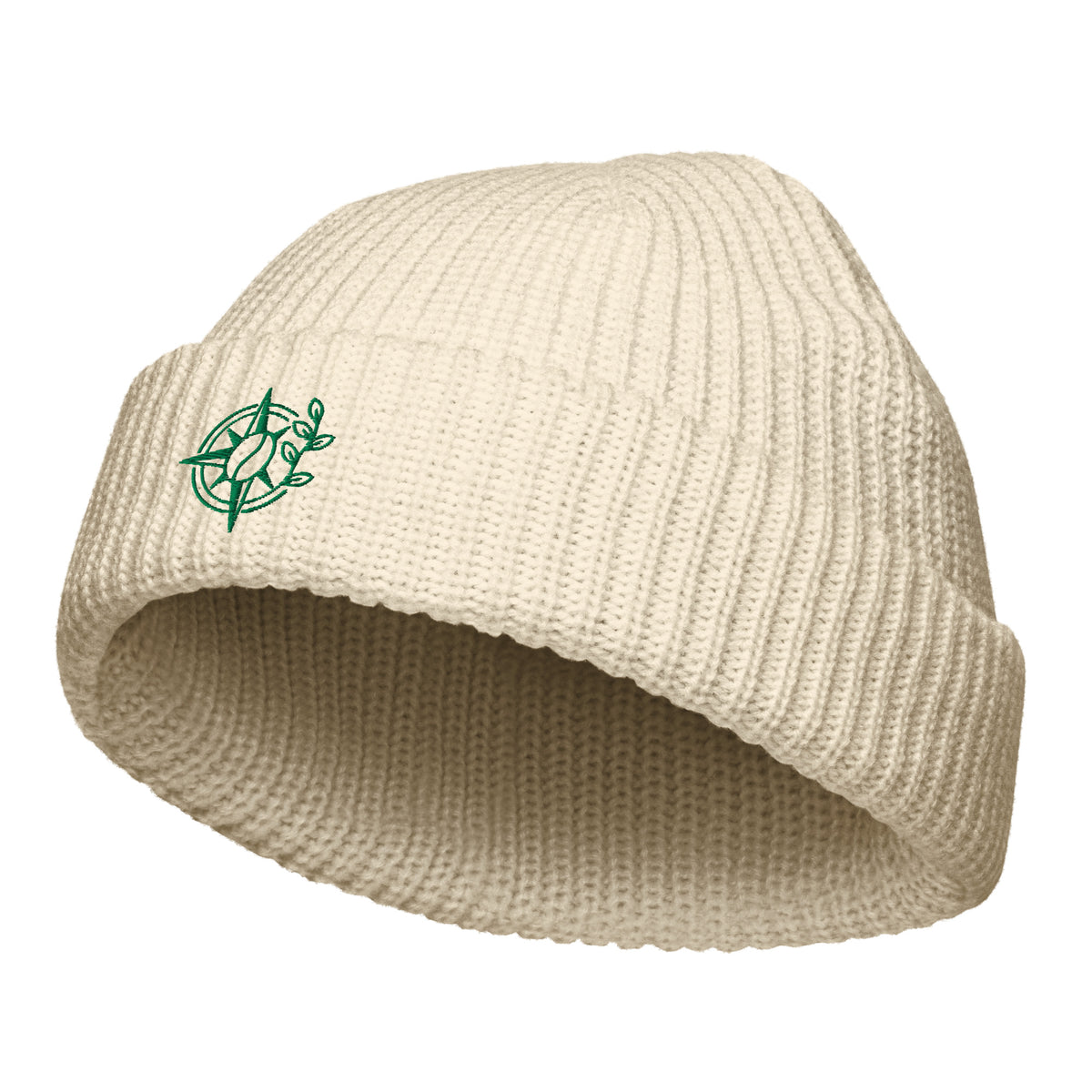 Coffee Compass Fisherman beanie